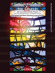 Compatible Trios for Church Alto or Baritone Saxophone Book cover
